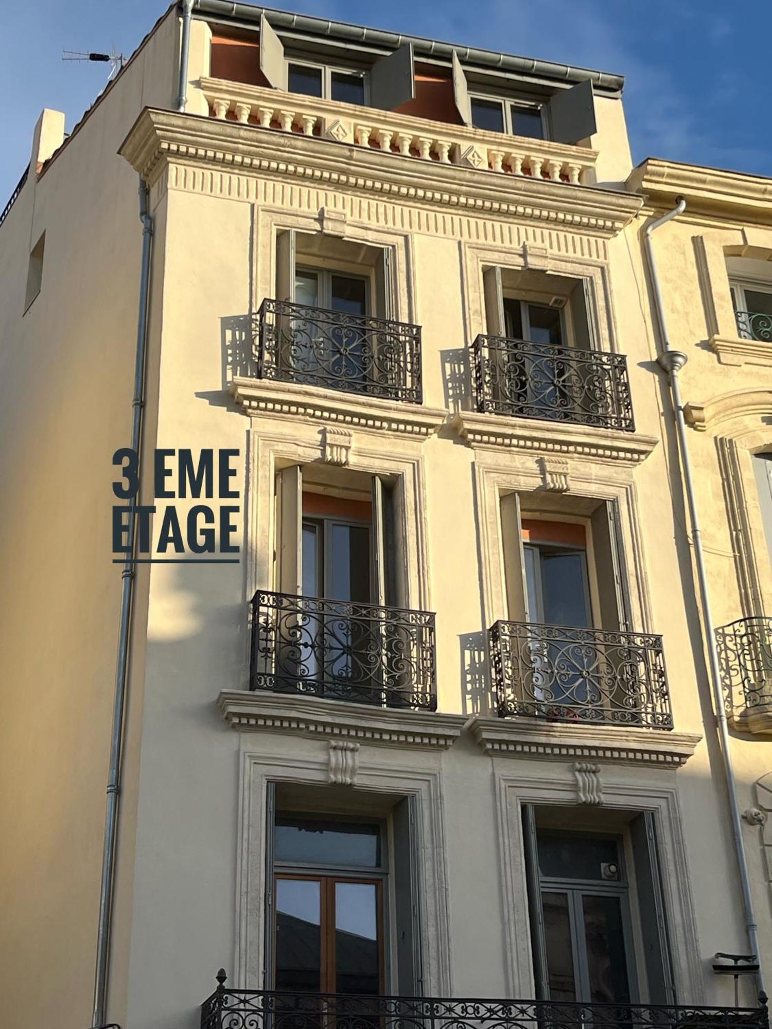 Appartement De Charme Avec Balcon Au Pied Des Commerces Béziers Exteriör bild